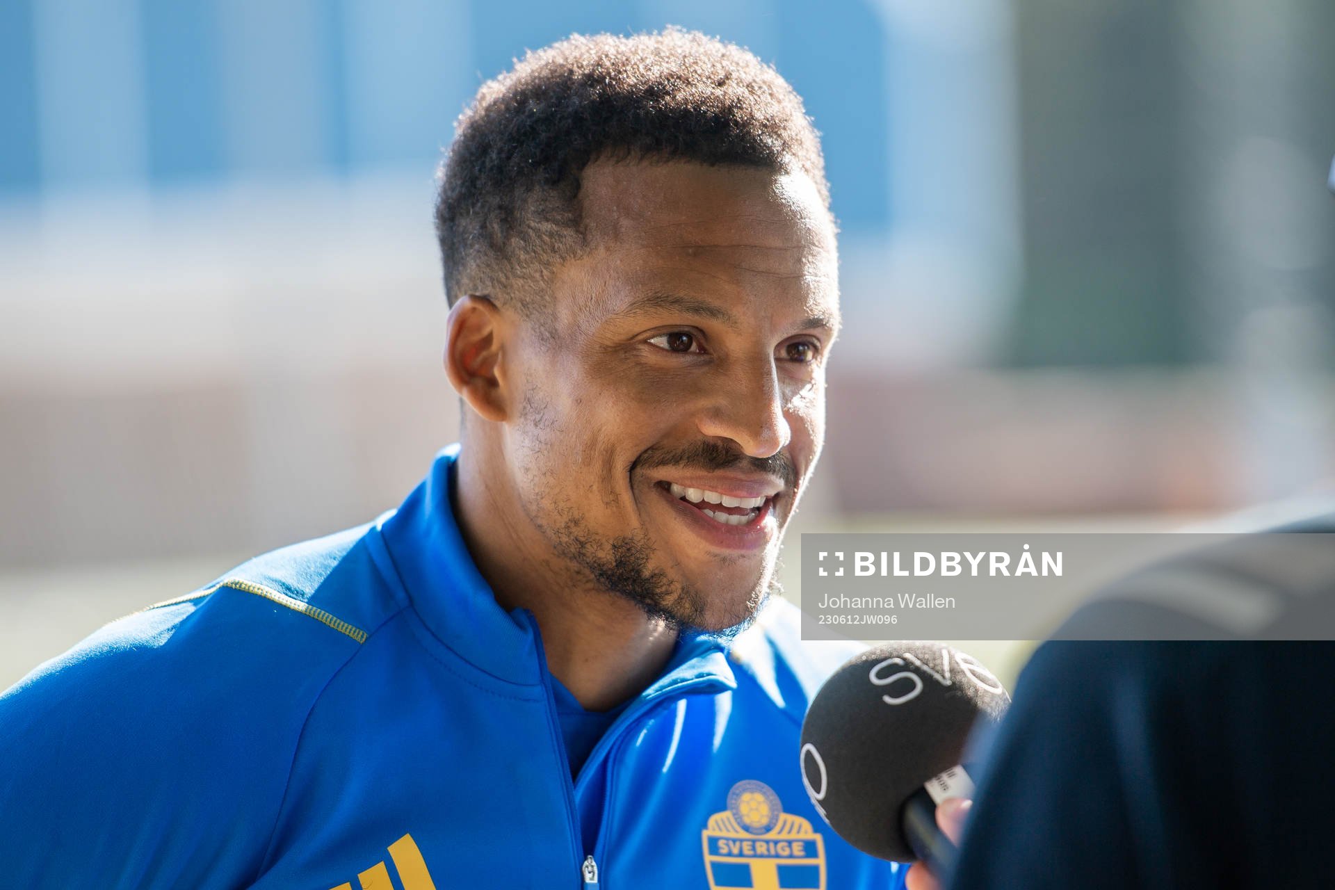 Martin Olsson of the Swedish national football team