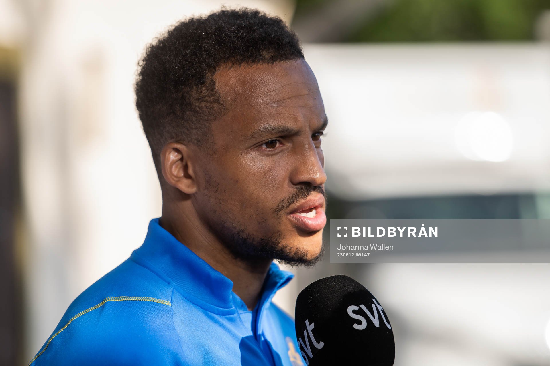 Martin Olsson of the Swedish national football team