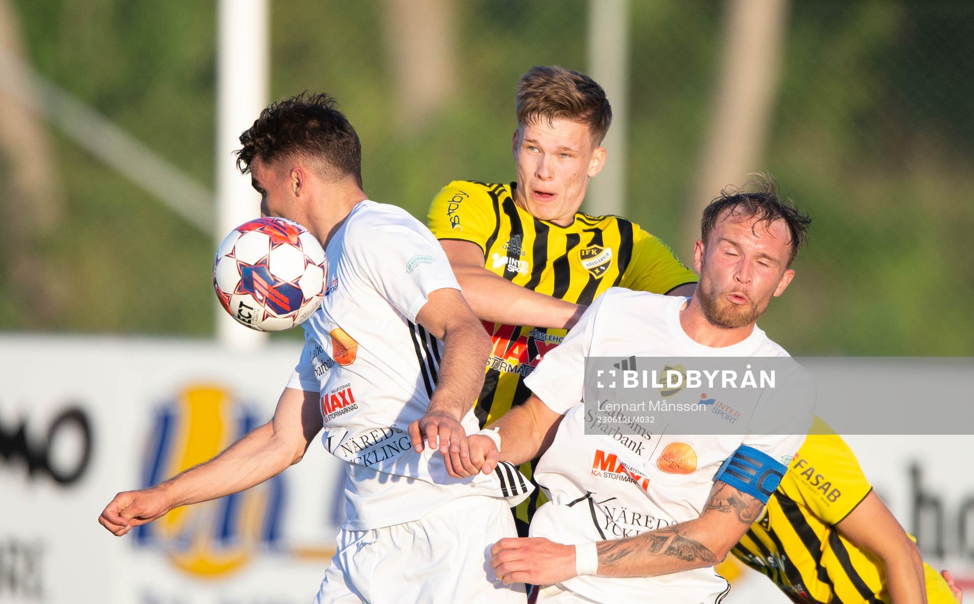 IFK Hässleholms Axel Henriksson i matchen i Svenska Cupen