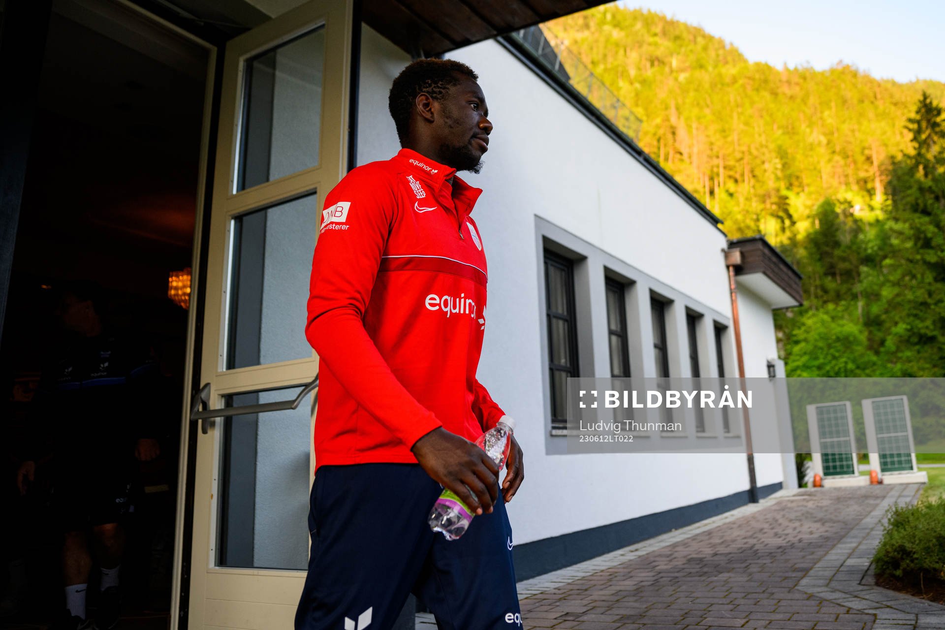 Joshua Kitolano of the Norwegian Under-21 national football