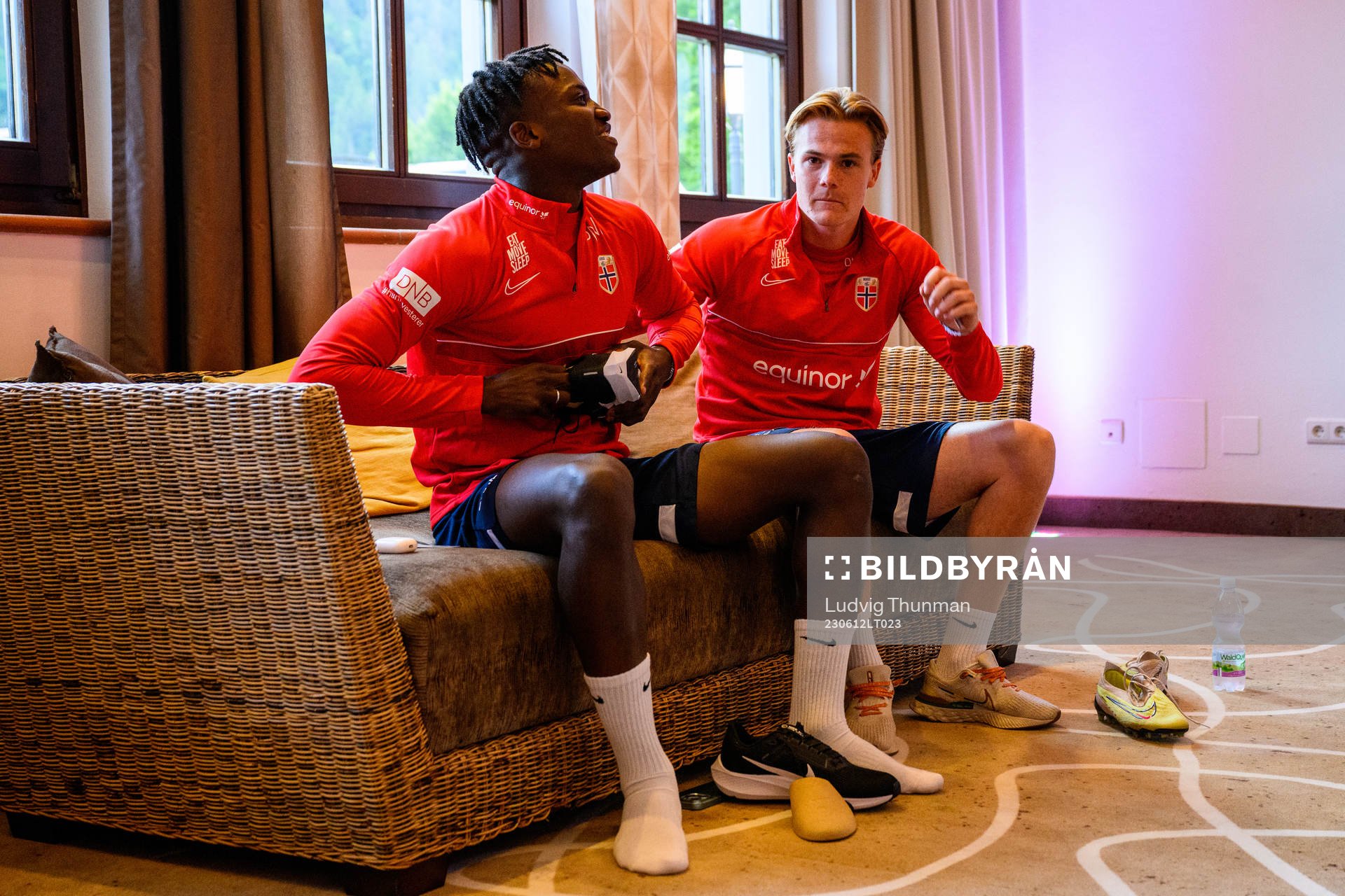 Tobias Christensen and Erik Botheim of the Norwegian