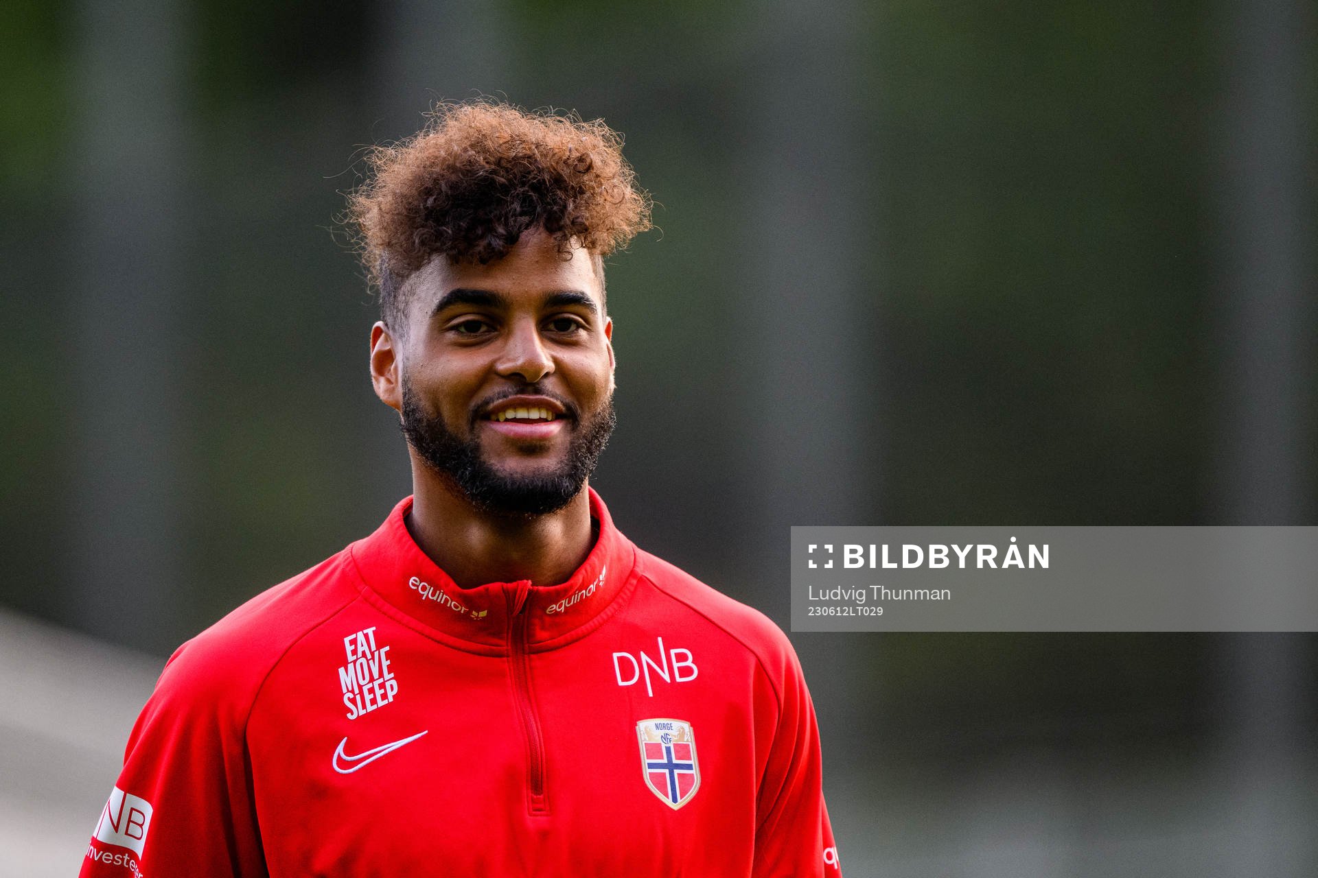 Emil Konradsen Ceide of the Norwegian Under-21 national