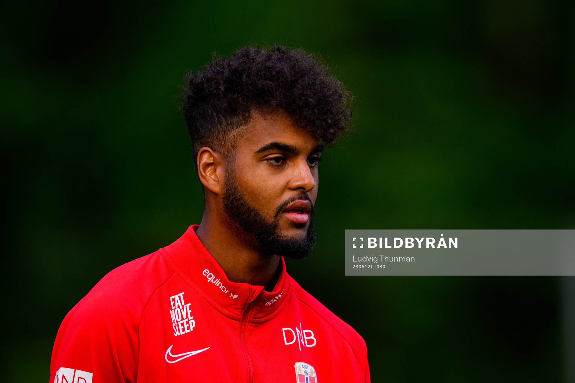 Emil Konradsen Ceide of the Norwegian Under-21 national
