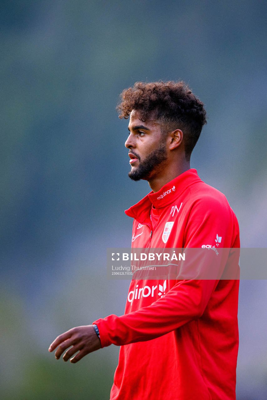 Emil Konradsen Ceide of the Norwegian Under-21 national