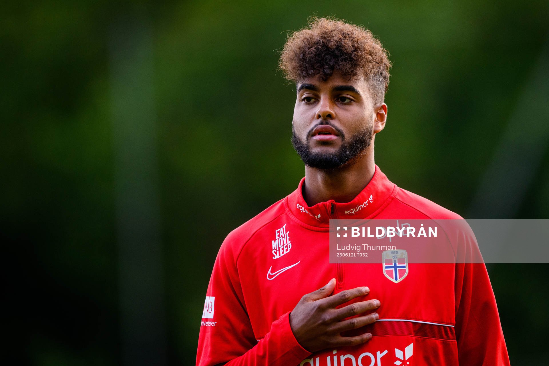 Emil Konradsen Ceide of the Norwegian Under-21 national