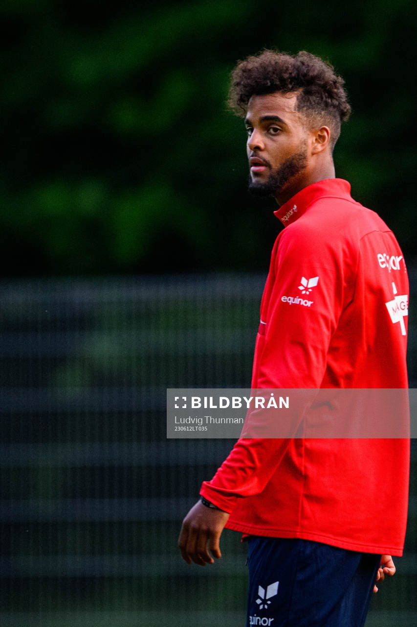 Emil Konradsen Ceide of the Norwegian Under-21 national
