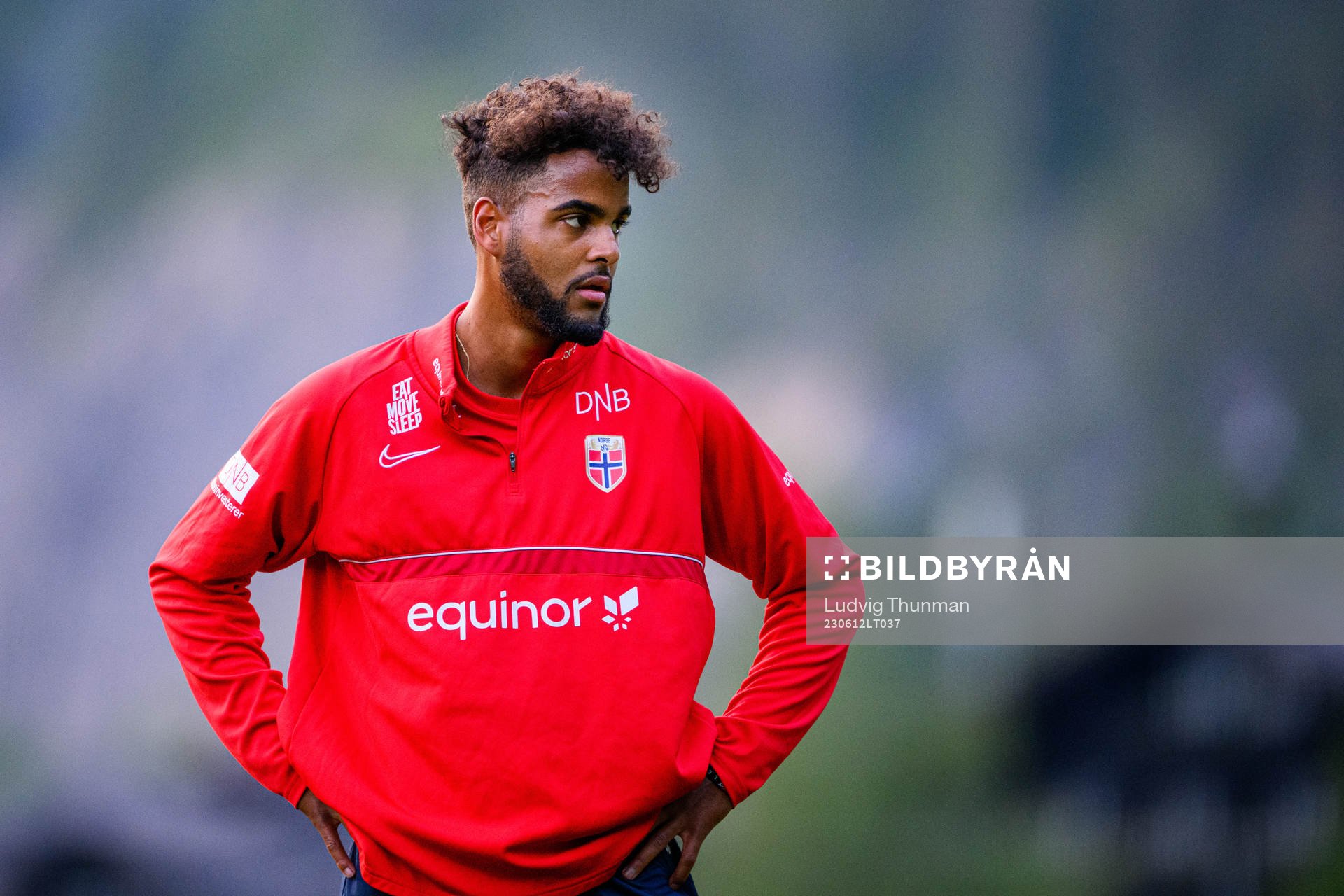 Emil Konradsen Ceide of the Norwegian Under-21 national