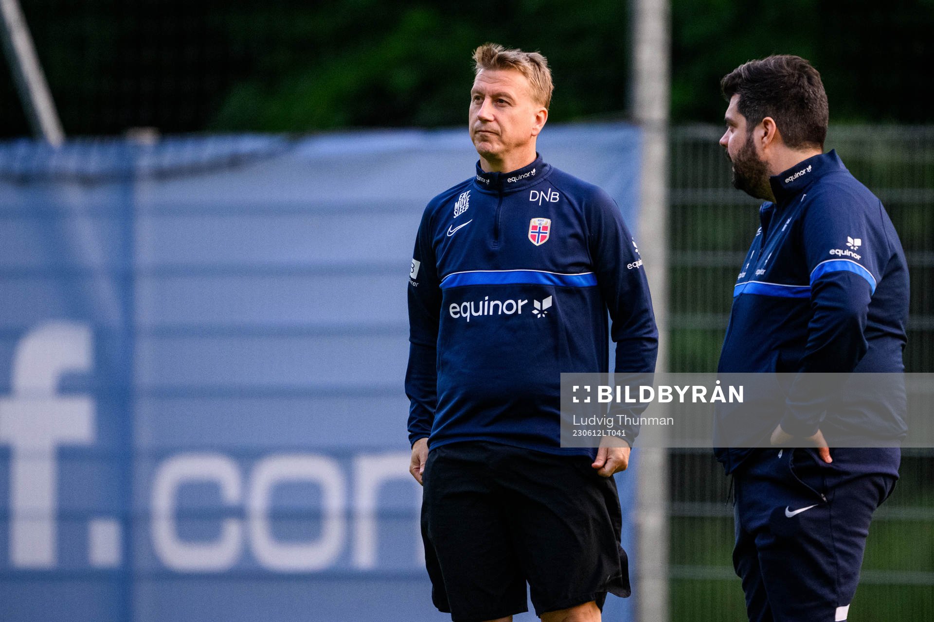 Head coach Leif Gunnar Smerud of the Norwegian Under-21