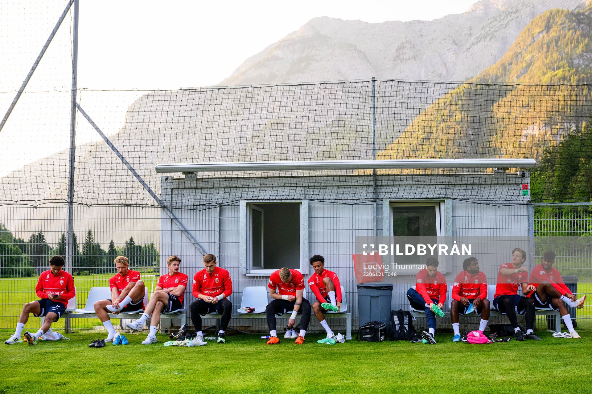Players of the Norwegian Under-21 national football team