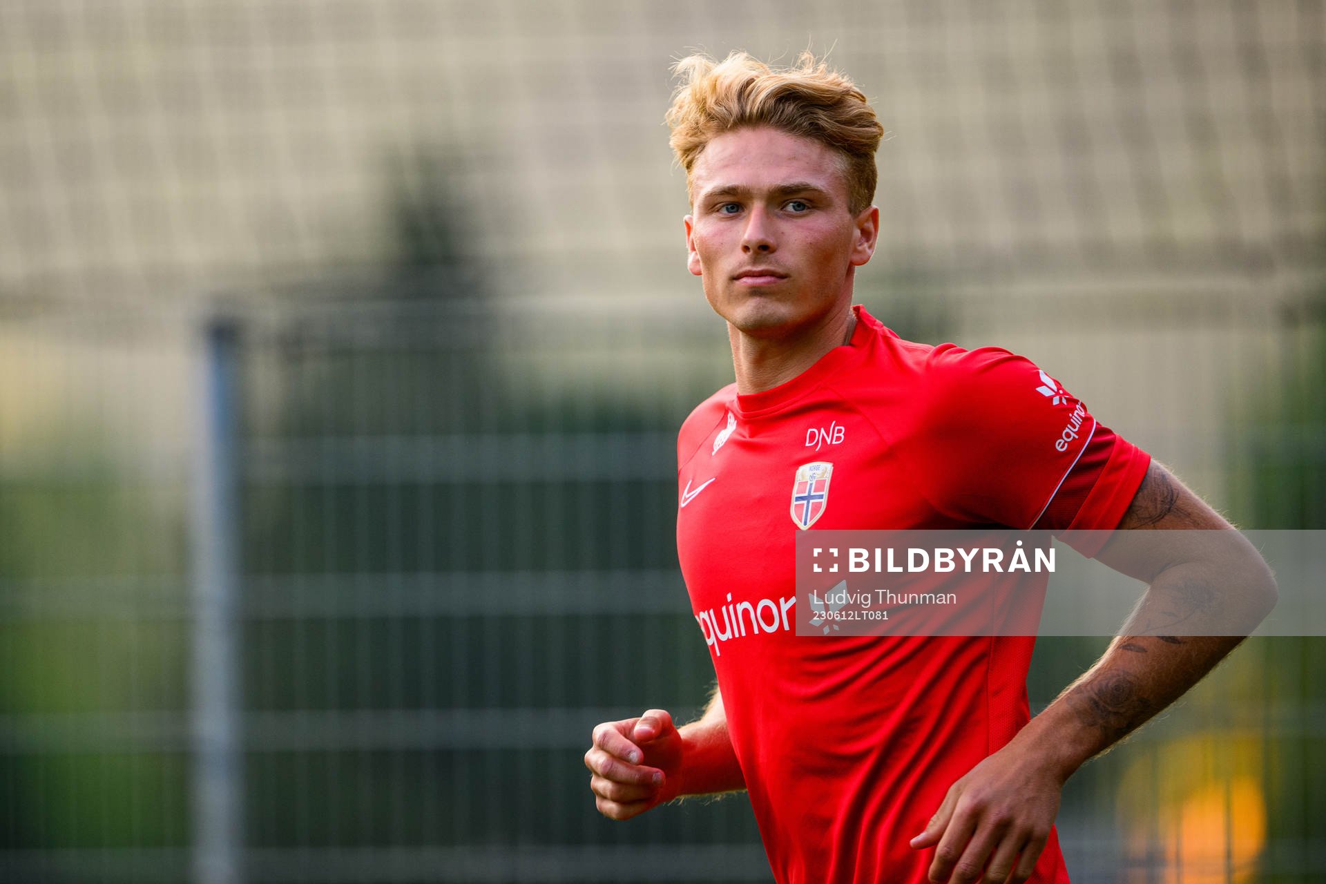 Sebastian Sebulonsen of the Norwegian under-21 national