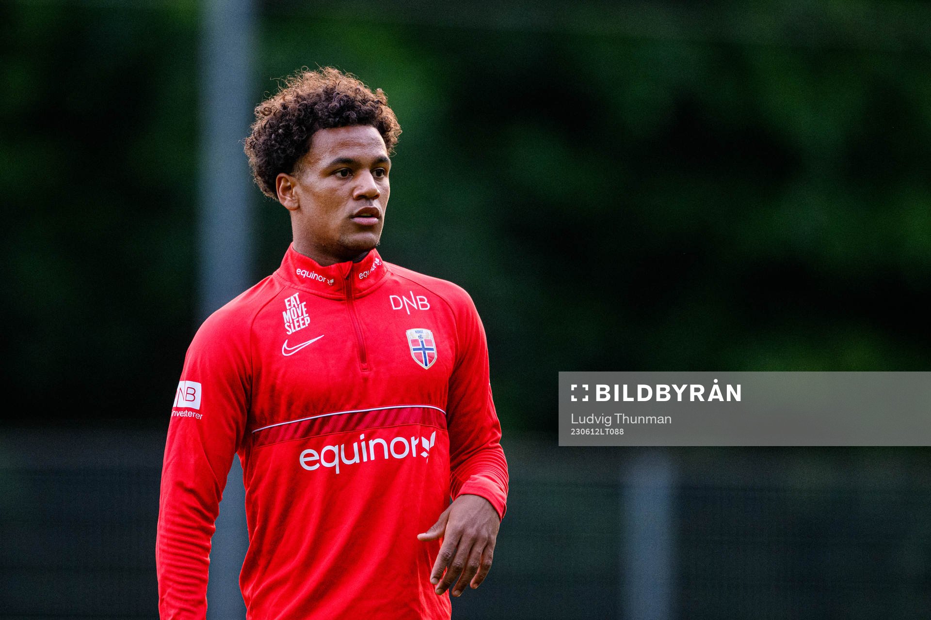 Oscar Bobb of the Norwegian under-21 national football team