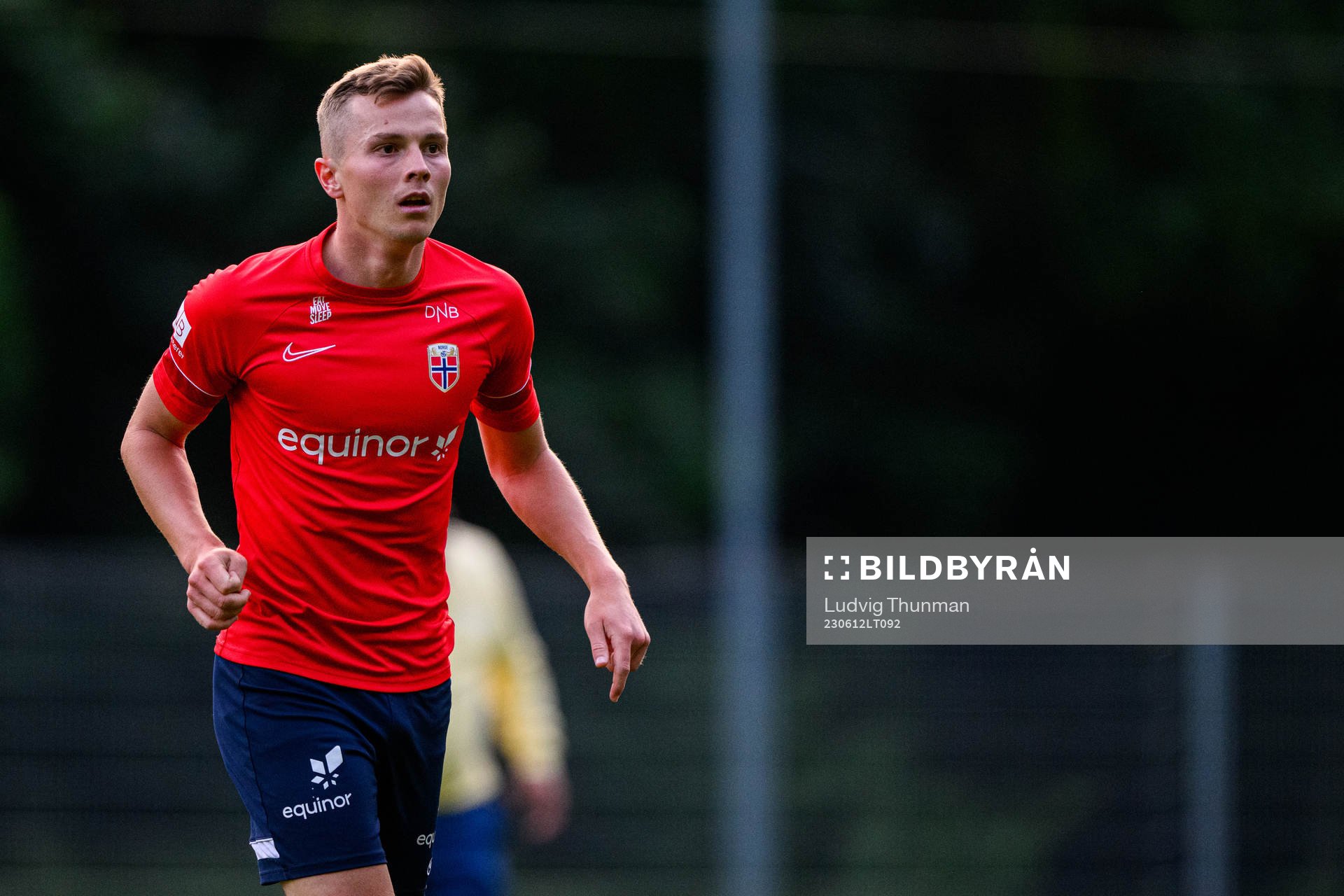 Johan Hove of the Norwegian under-21 national football team