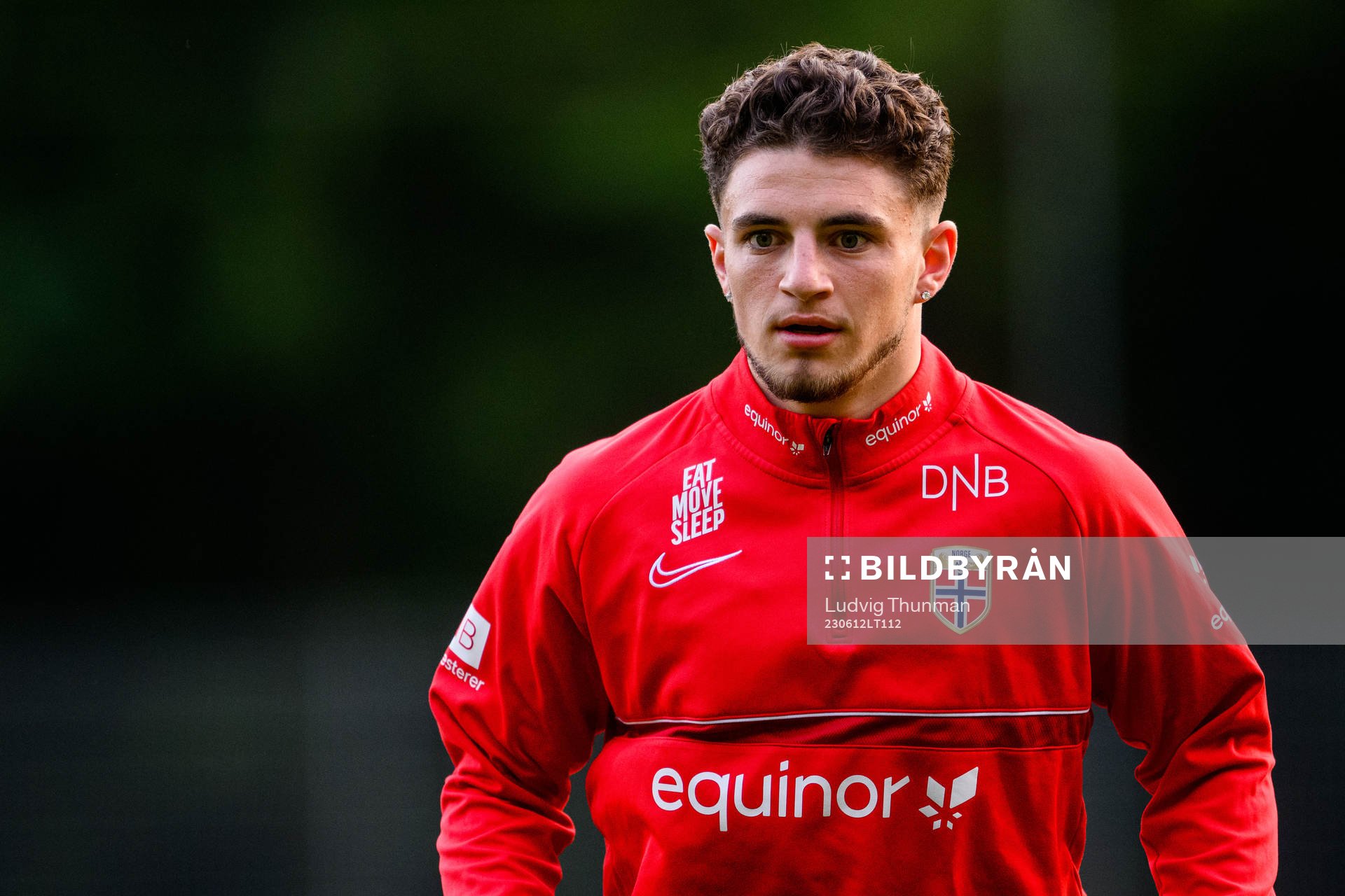 Christos Zafeiris of the Norwegian under-21 national