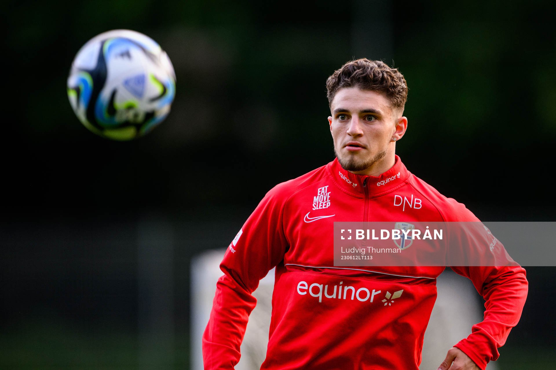 Christos Zafeiris of the Norwegian under-21 national