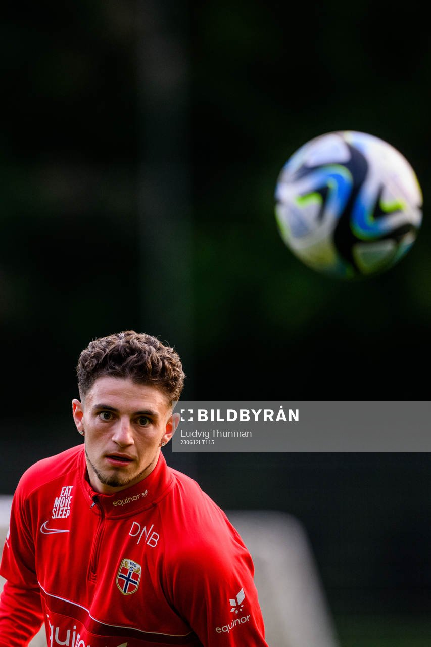 Christos Zafeiris of the Norwegian under-21 national