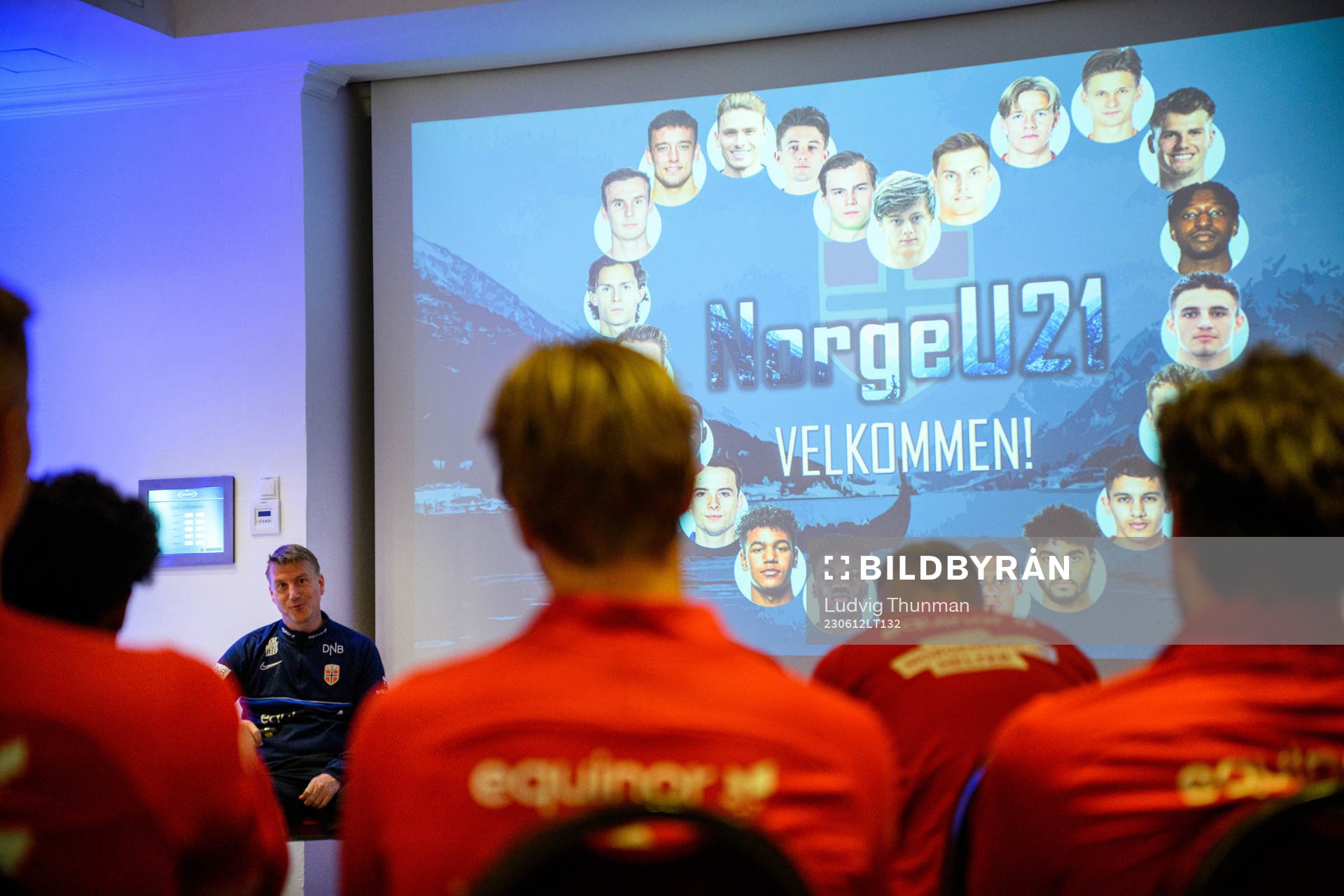 Players of the Norwegian under-21 national football team