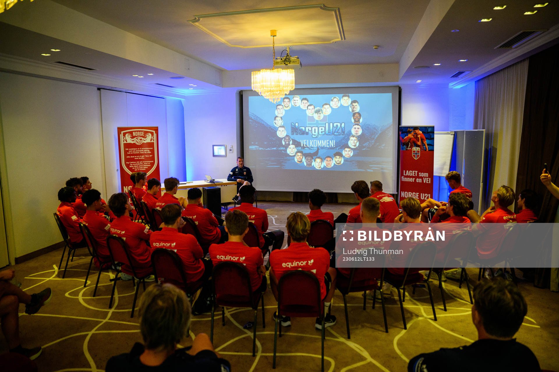 Players of the Norwegian under-21 national football team