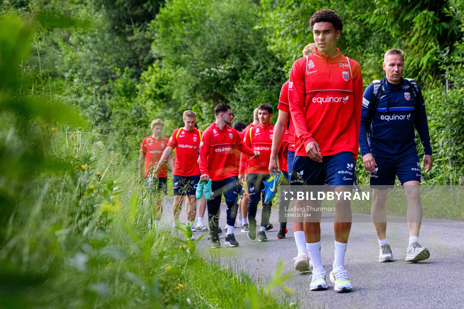 Antonio Nusa of the Norwegian under-21 national football