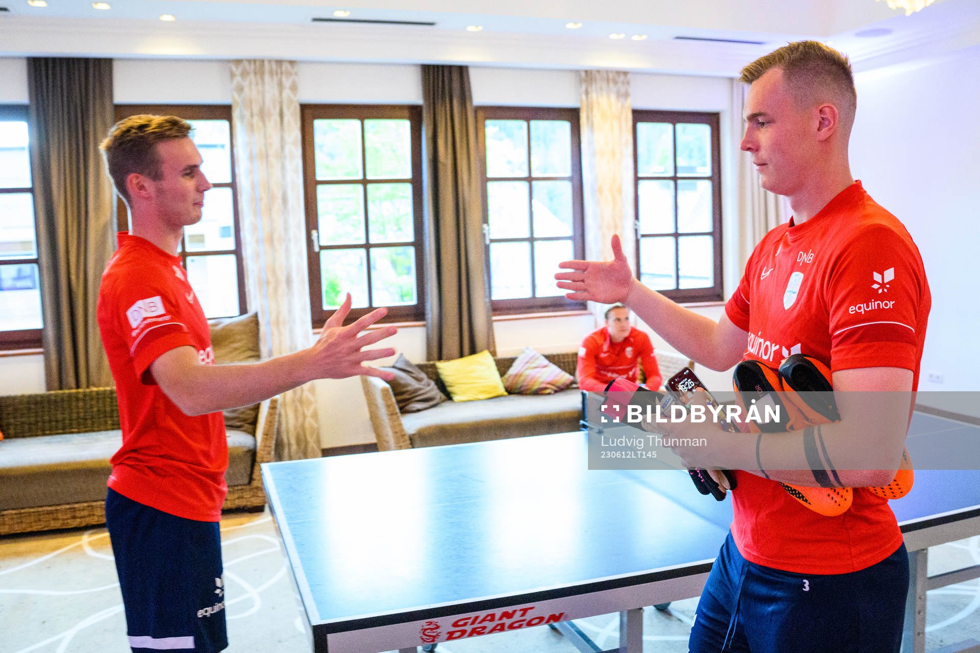 Goalkeeper Kristoffer Klaesson of the Norwegian under-21