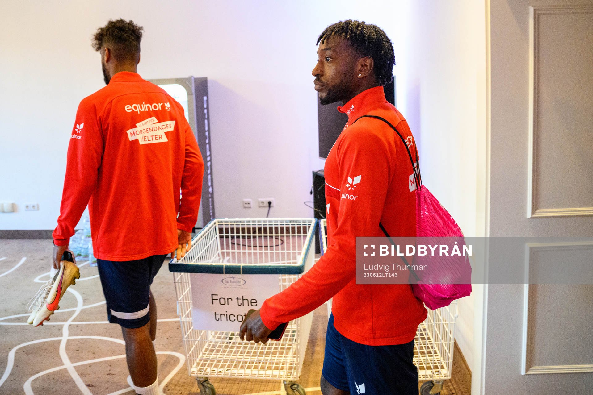 Warren Kamanzi of the Norwegian under-21 national football
