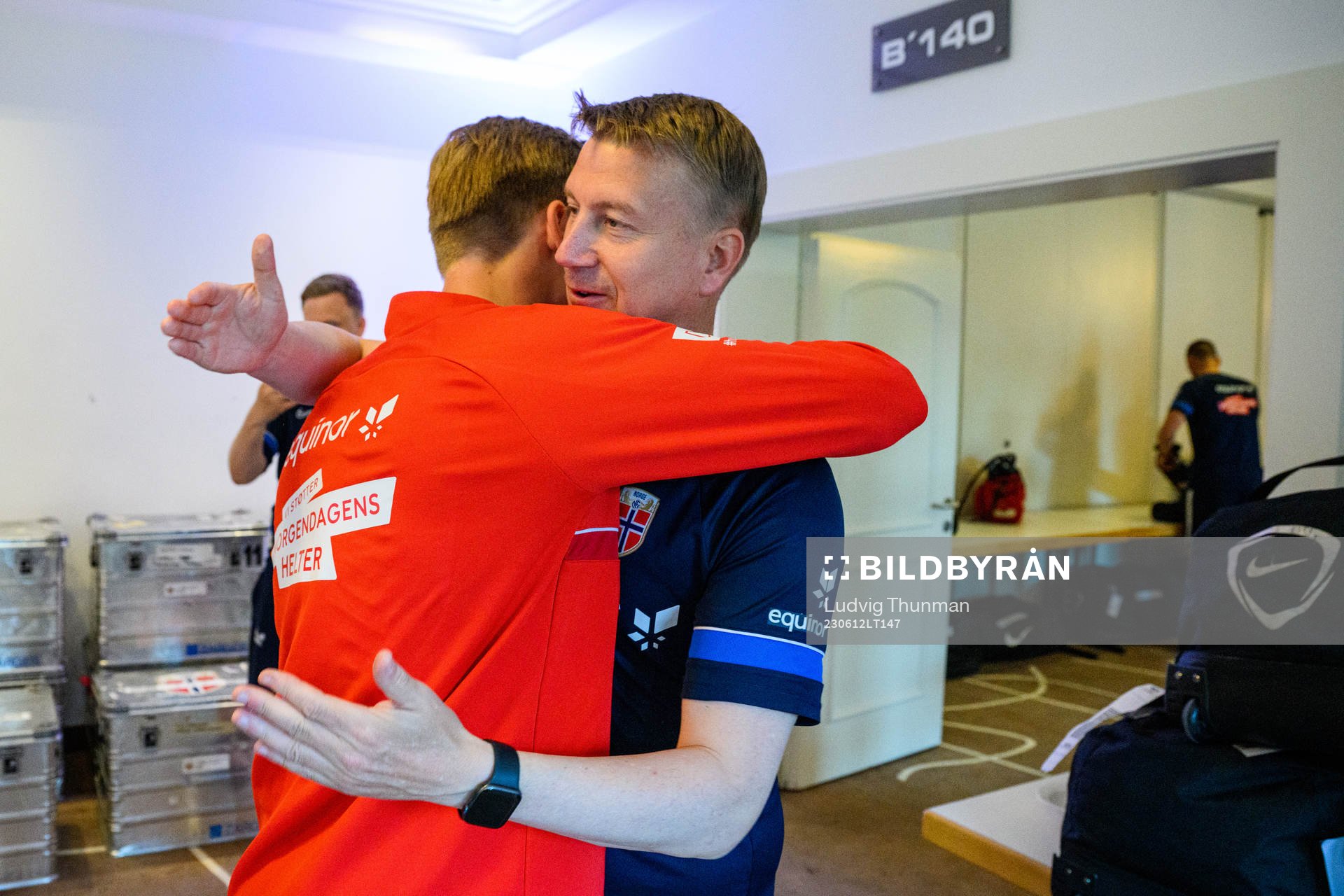 Head coach Leif Gunnar Smerud of the Norwegian under-21