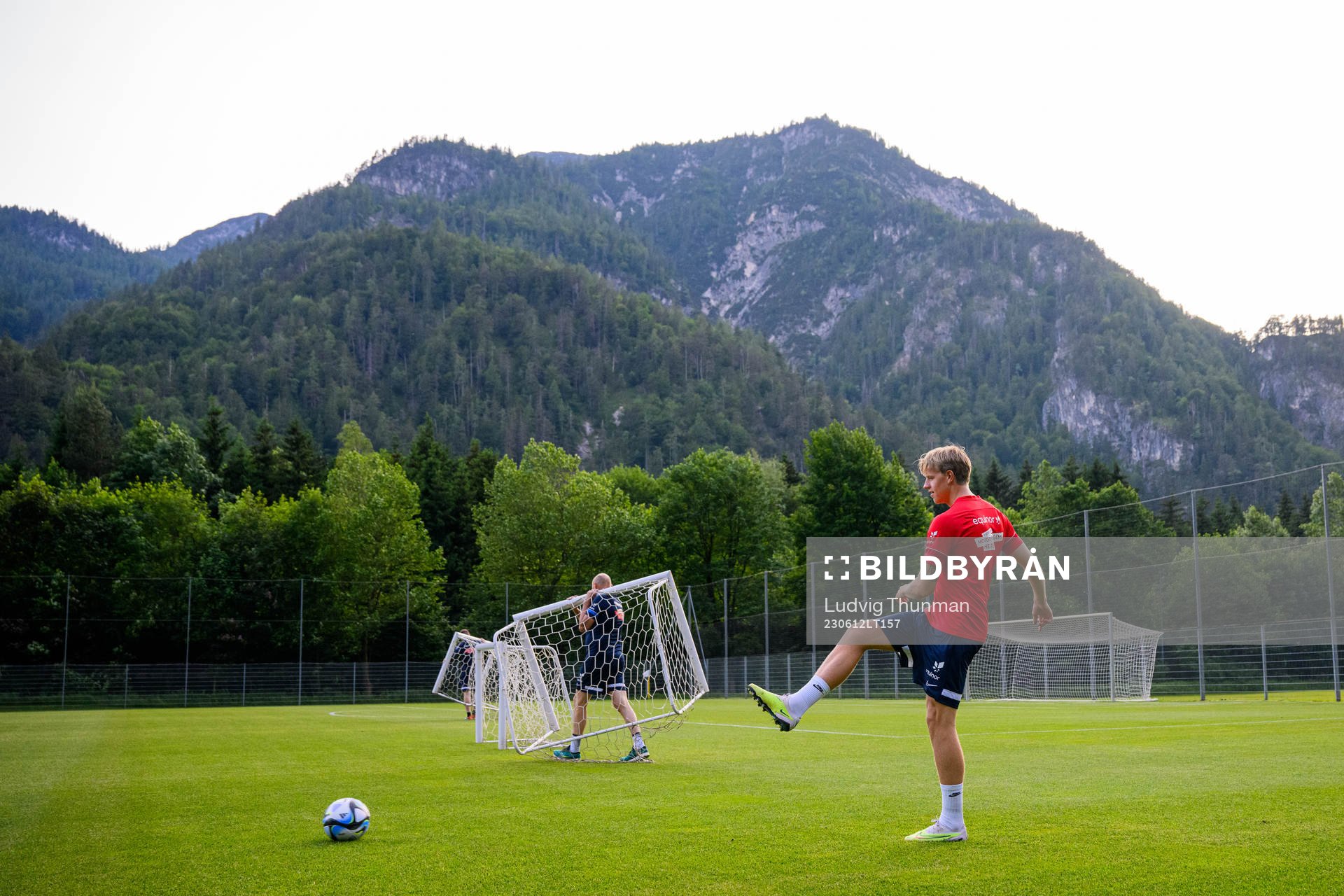Jesper Daland of the Norwegian under-21 national football