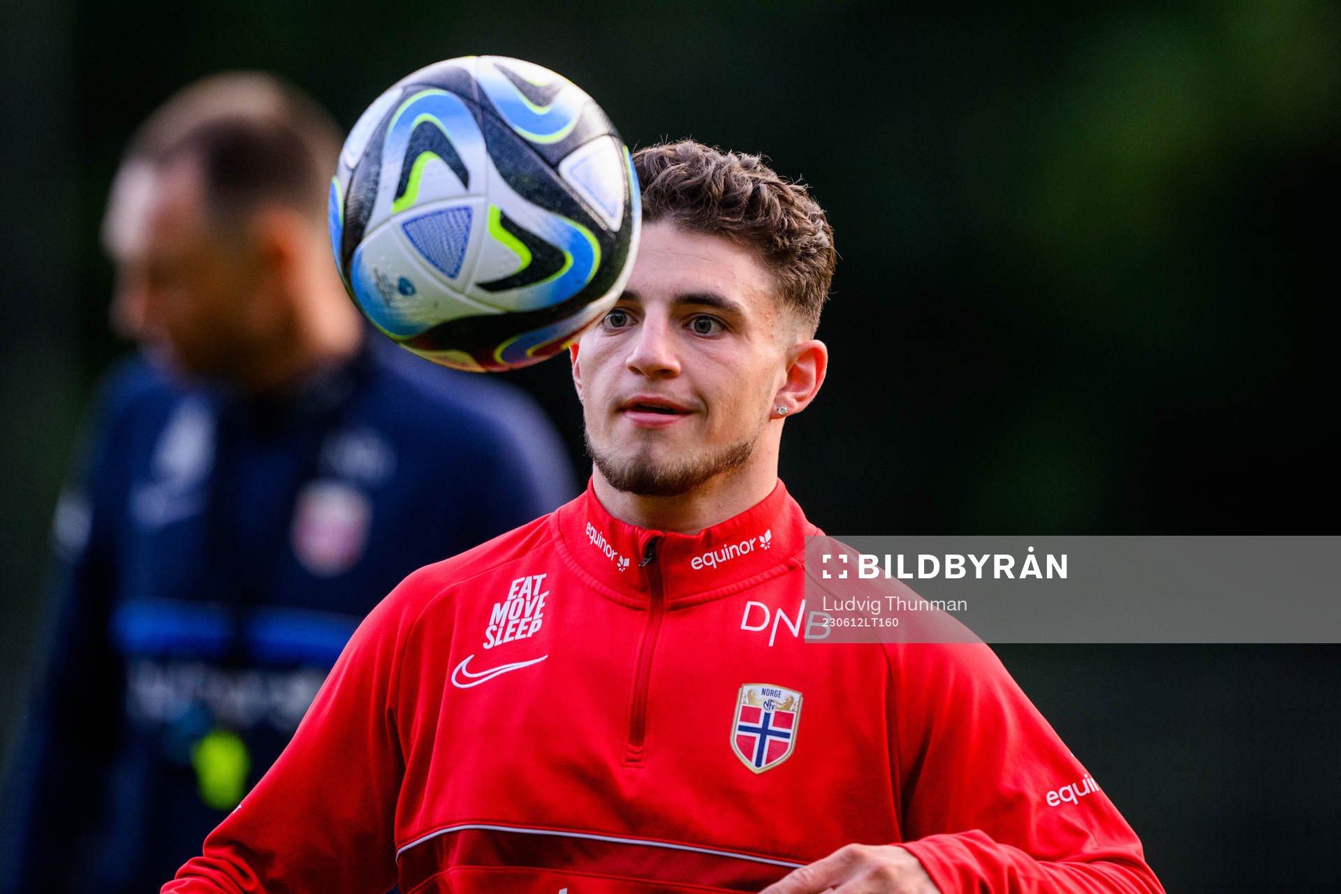 Christos Zafeiris of the Norwegian under-21 national