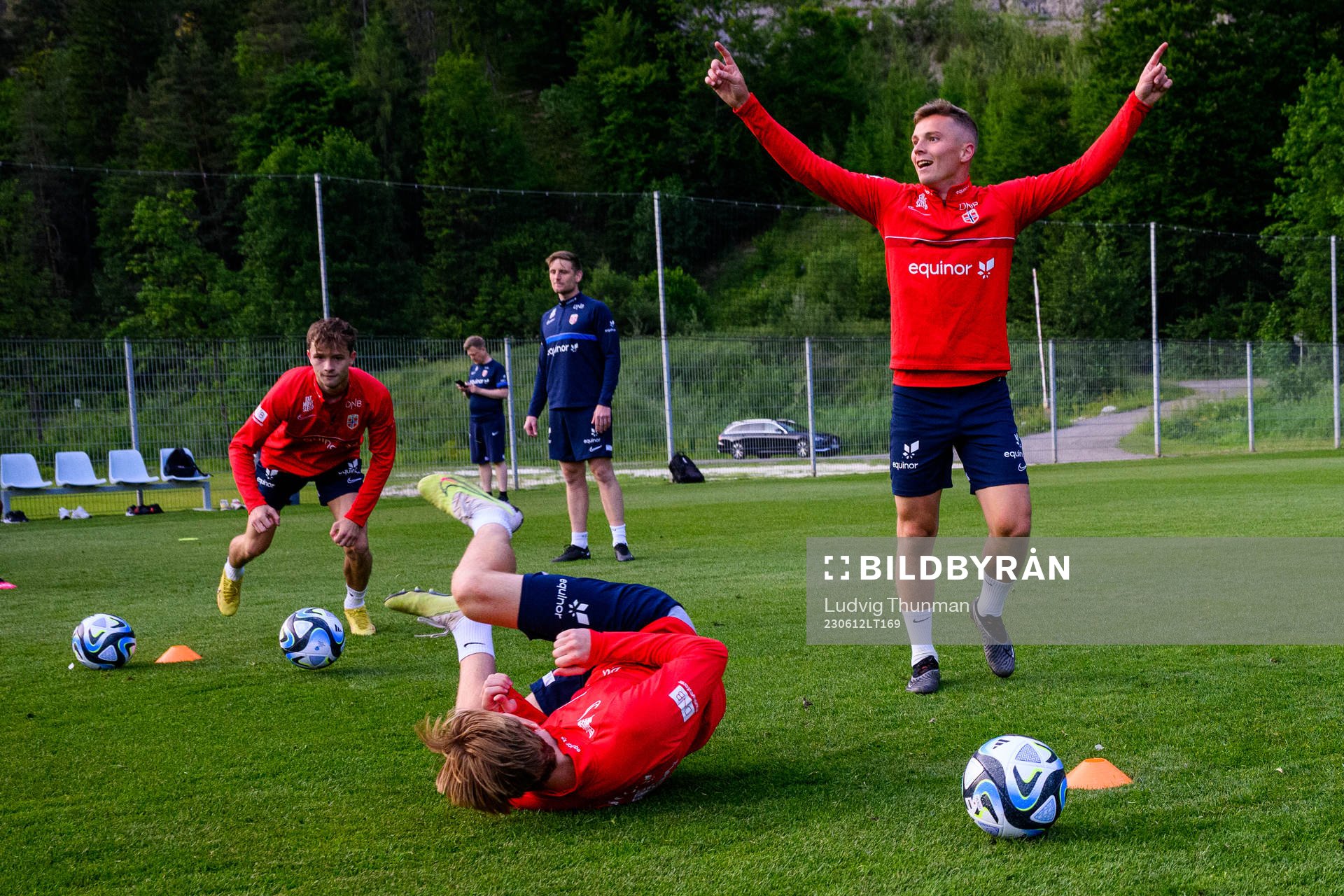 Johan Hove of the Norwegian under-21 national football team