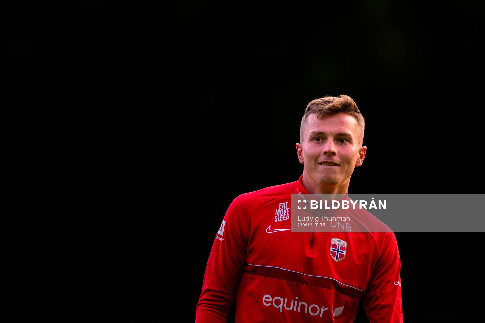Johan Hove of the Norwegian under-21 national football team