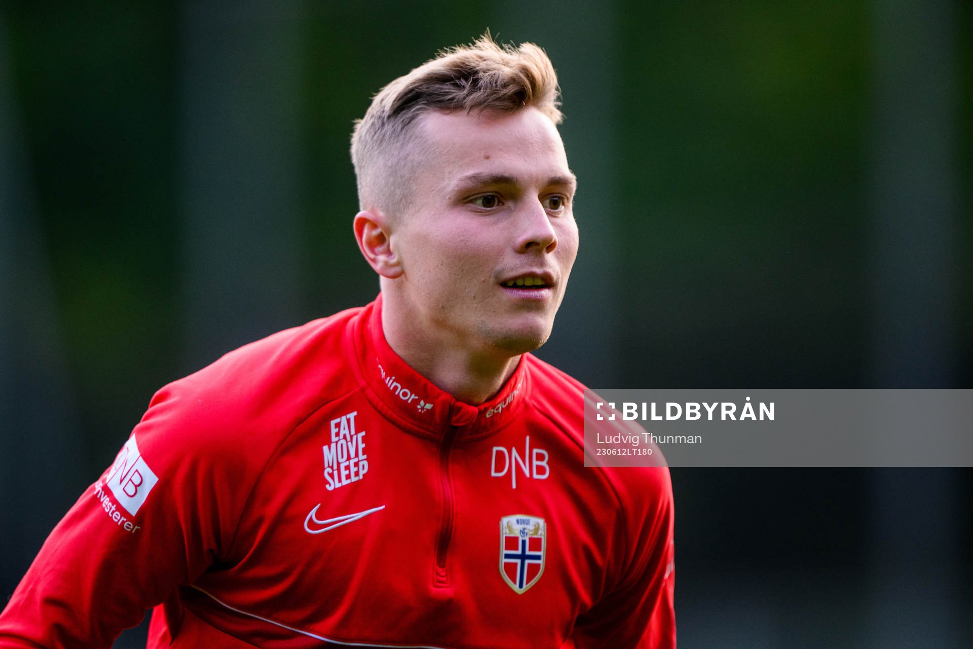 Johan Hove of the Norwegian under-21 national football team