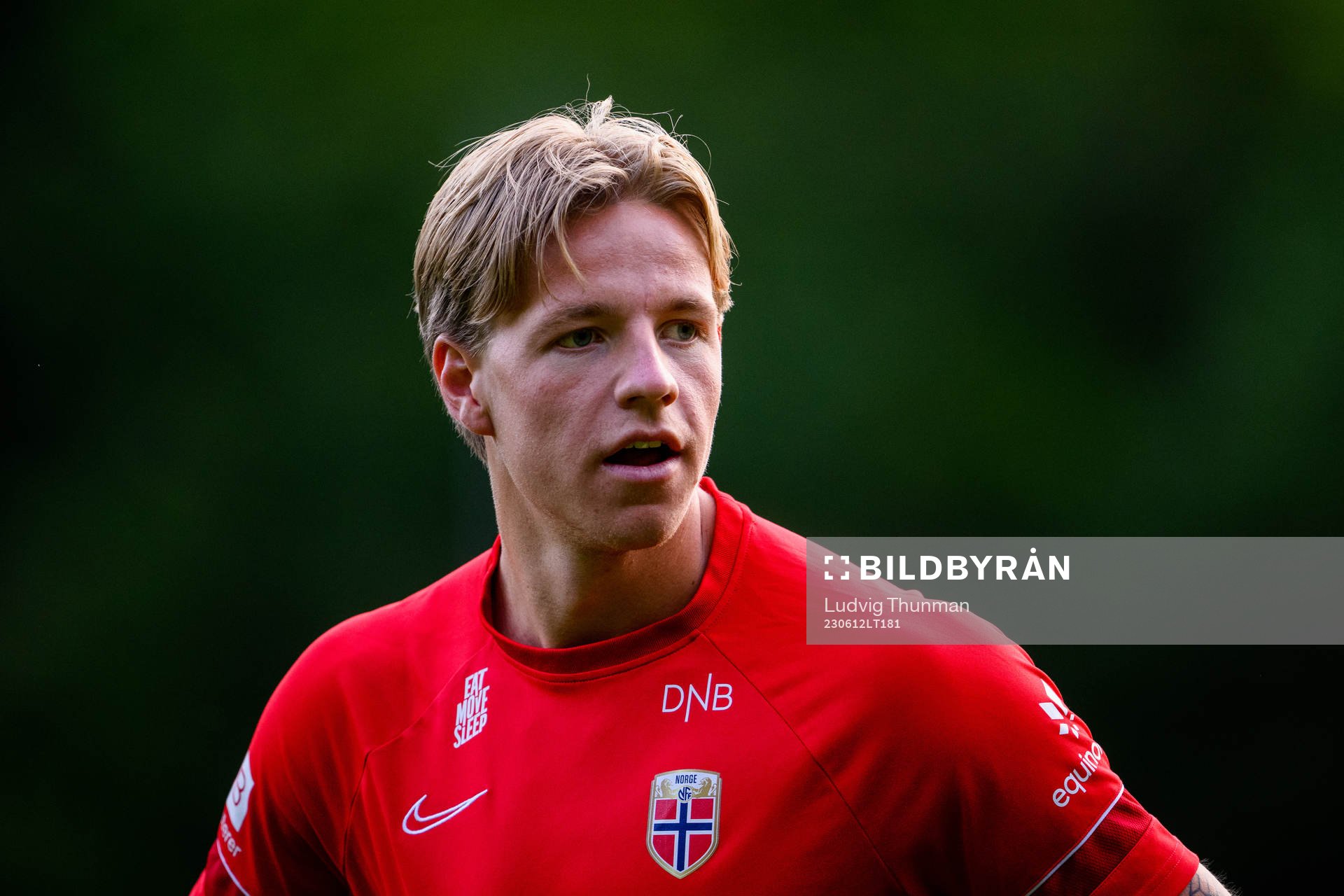 Jesper Daland of the Norwegian under-21 national football