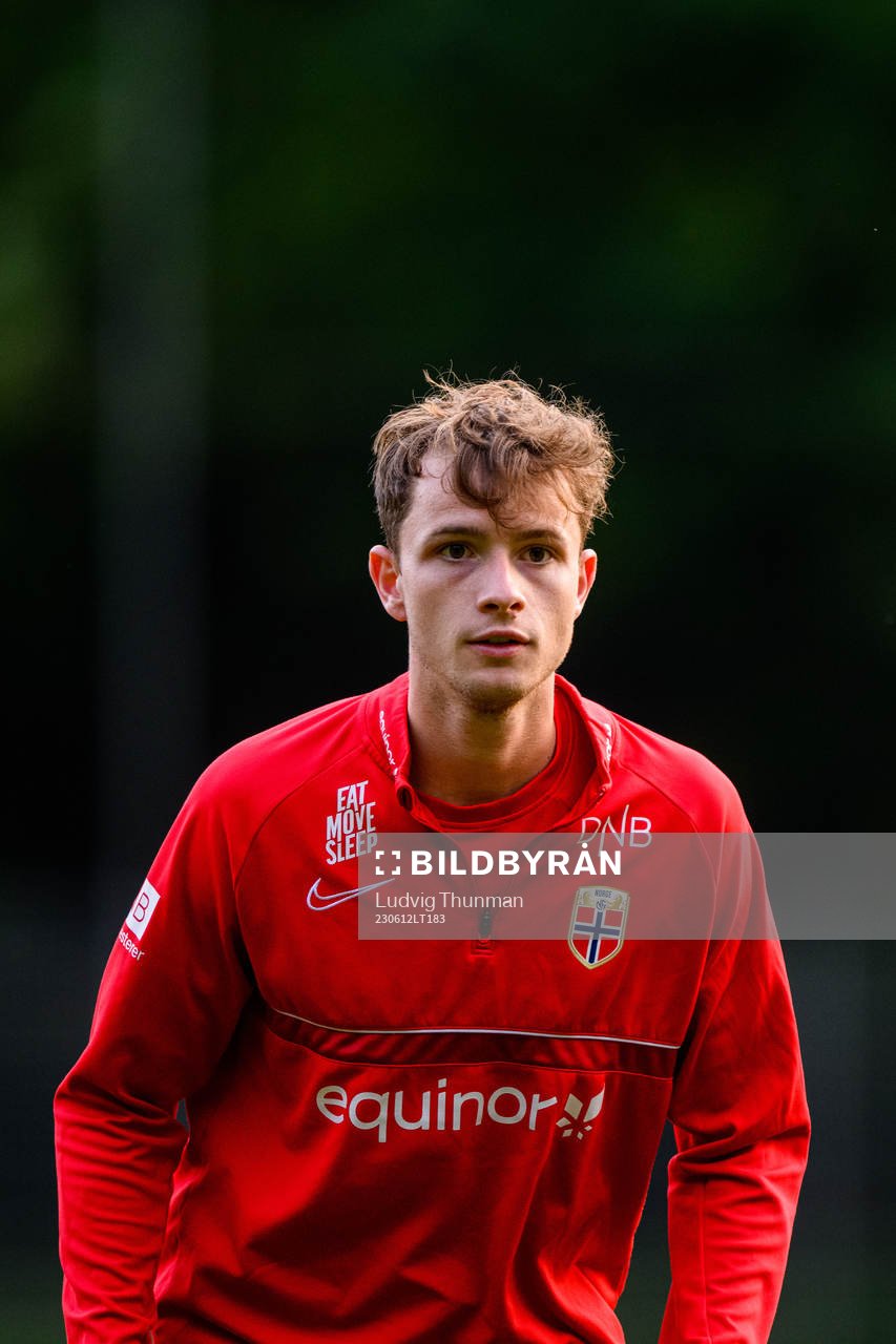 Håkon Evjen of the Norwegian under-21 national football