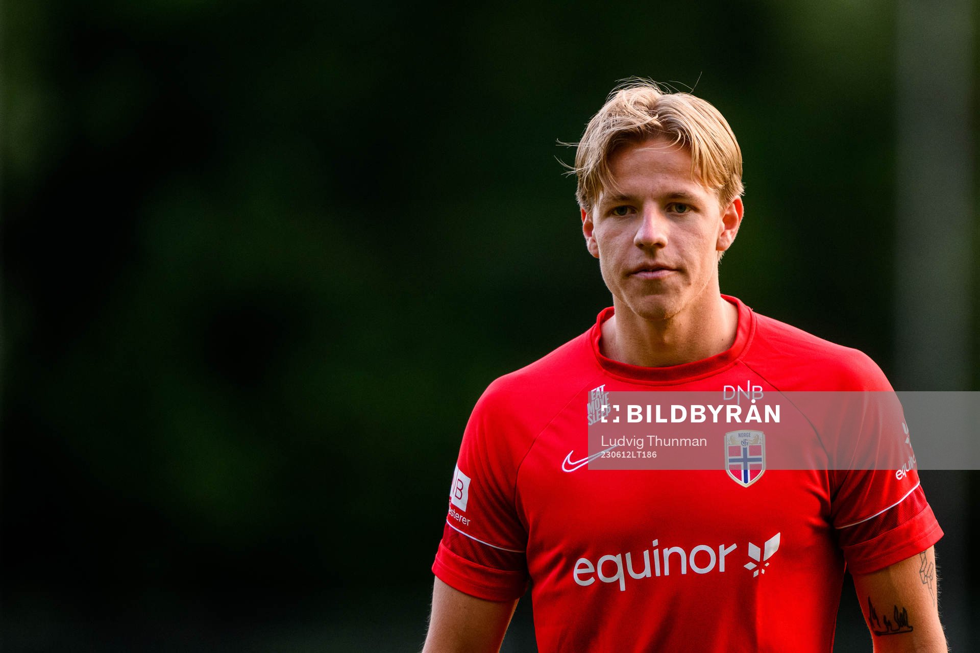 Jesper Daland of the Norwegian under-21 national football