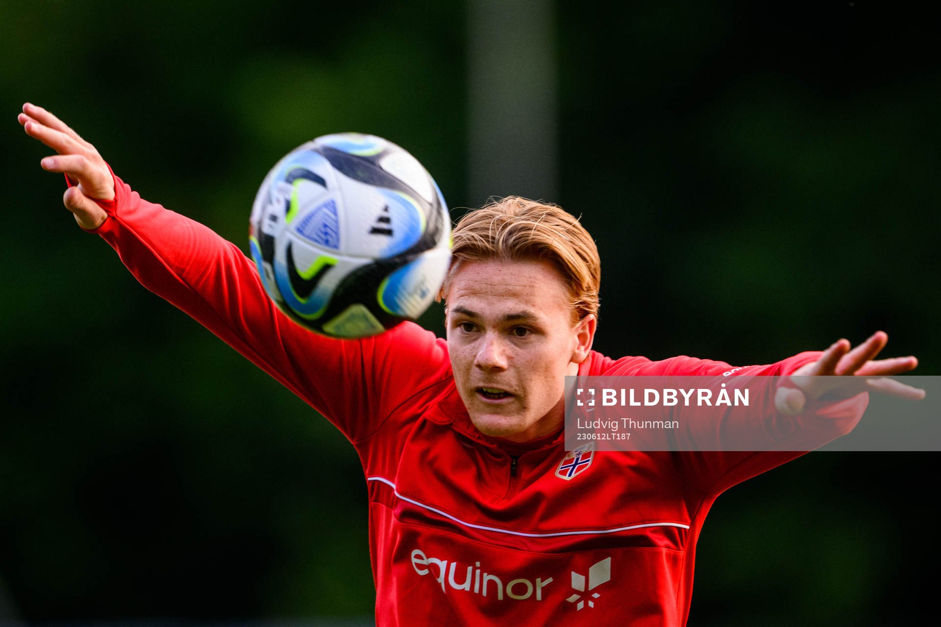 Tobias Christiansen of the Norwegian under-21 national