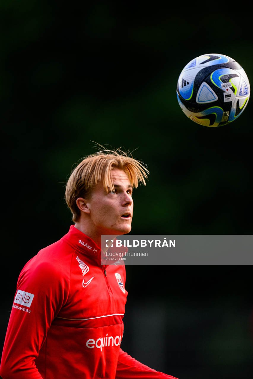 Tobias Christiansen of the Norwegian under-21 national