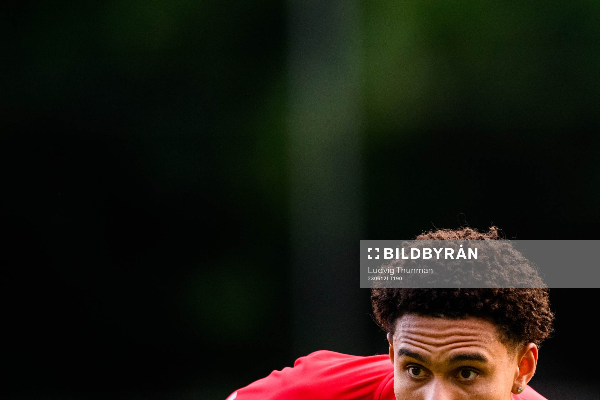 Antonio Nusa of the Norwegian under-21 national football