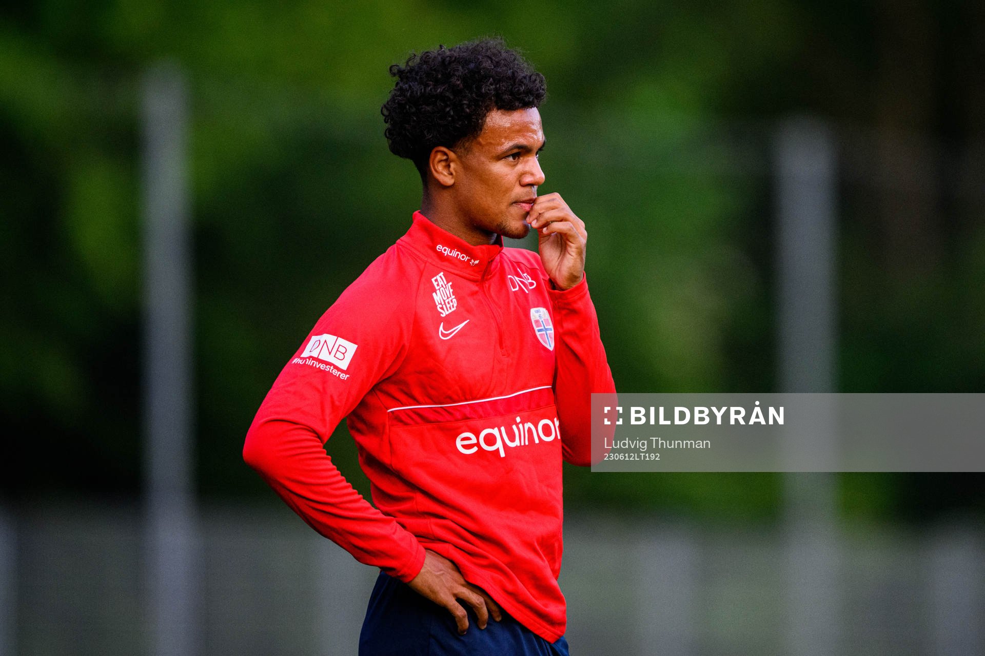 Oscar Bobb of the Norwegian under-21 national football team