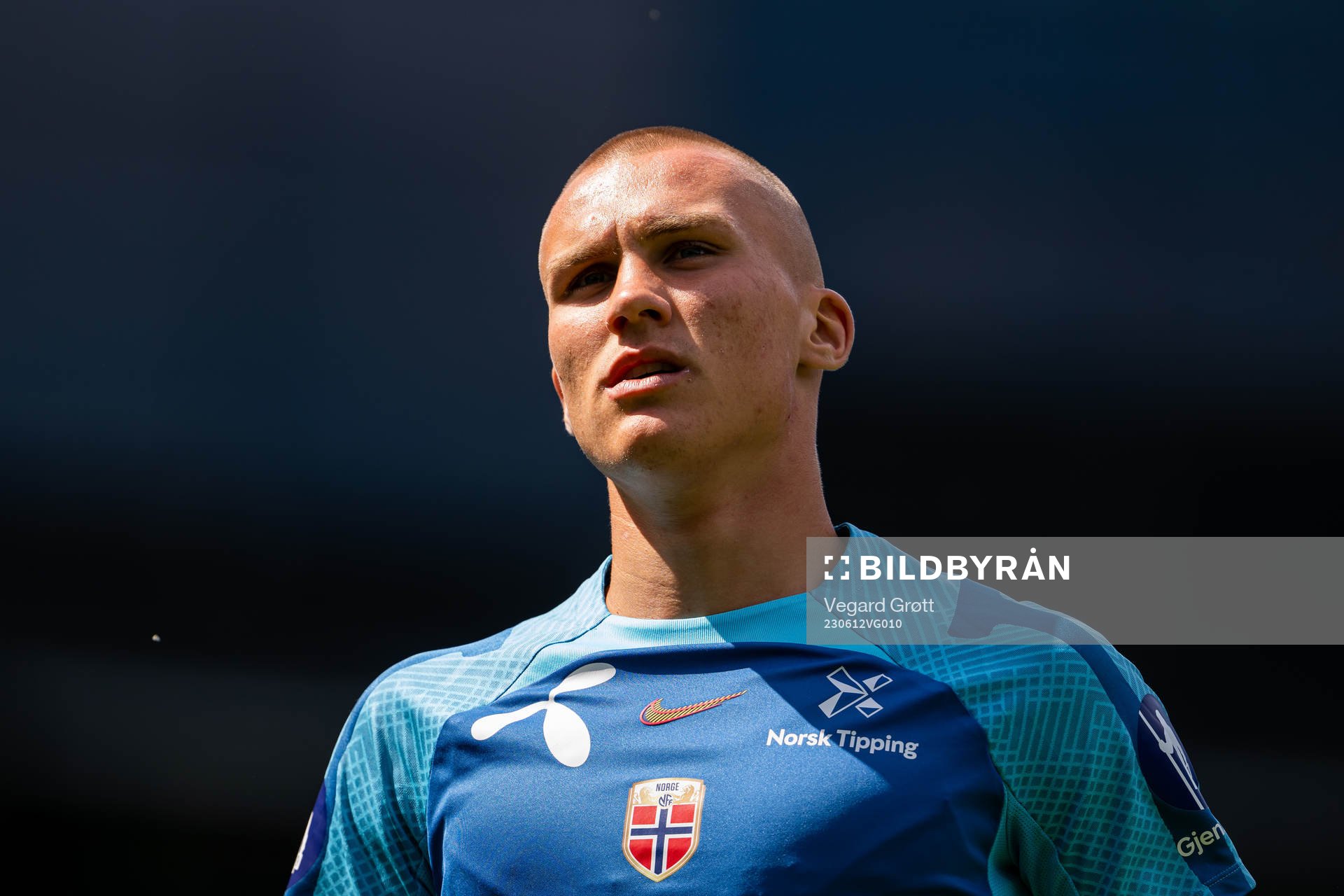 Leo Skiri Østigård of the Norwegian national football team