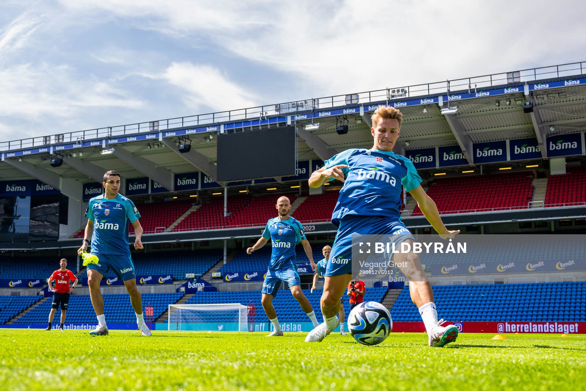 Martin Ødegaard of the Norwegian national football team
