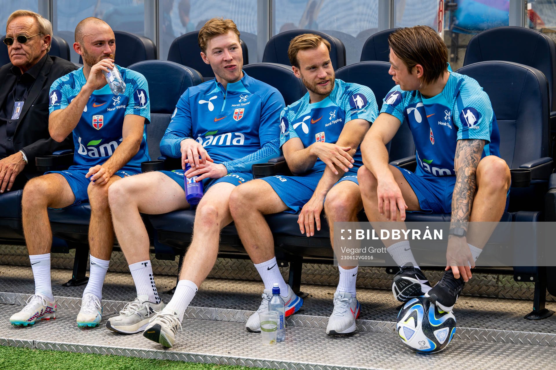 Fredrik Aursnes, goalkeeper Mathias Dyngeland, Bård Finne