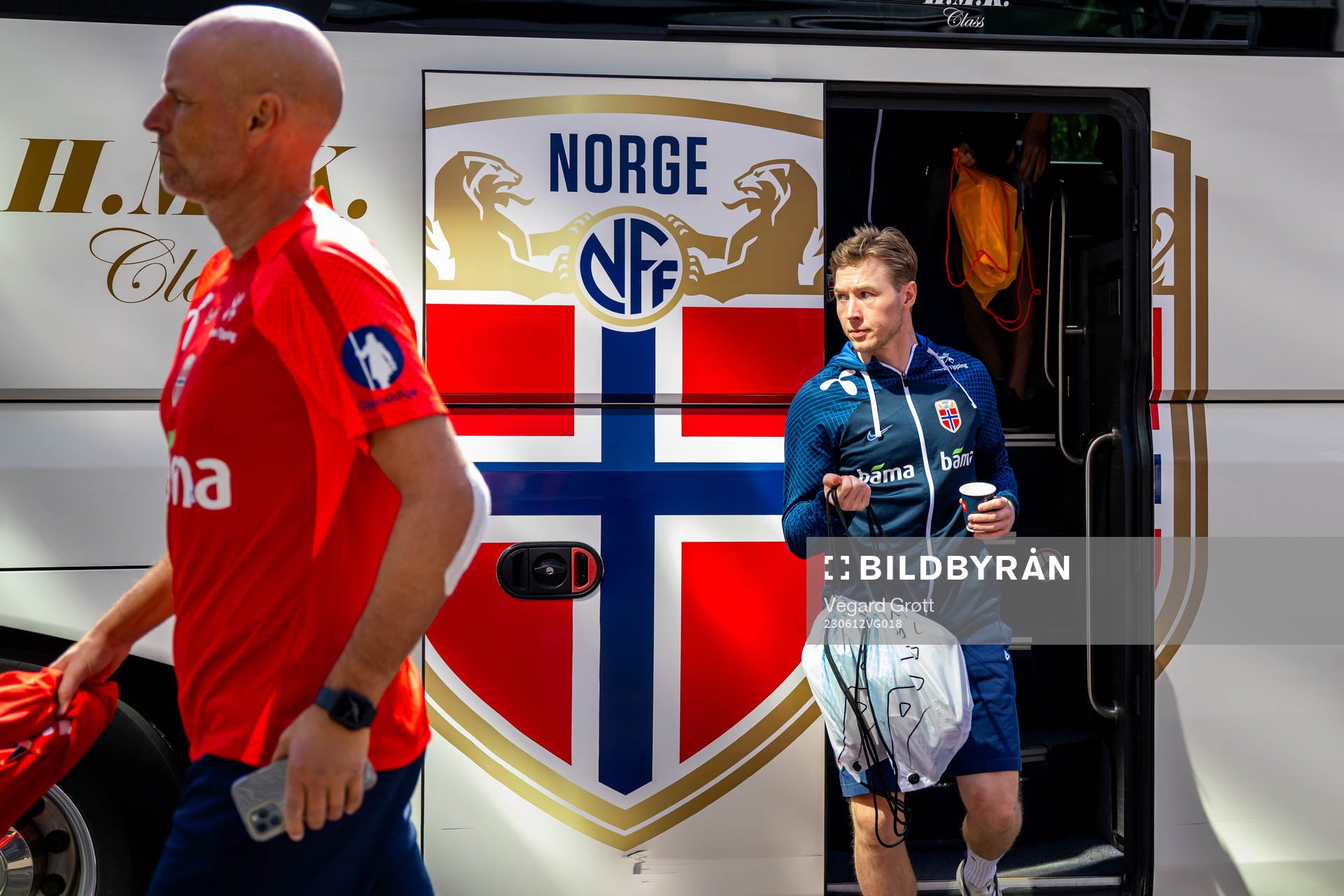 Goalkeeper Mathias Dyngeland of the Norwegian national