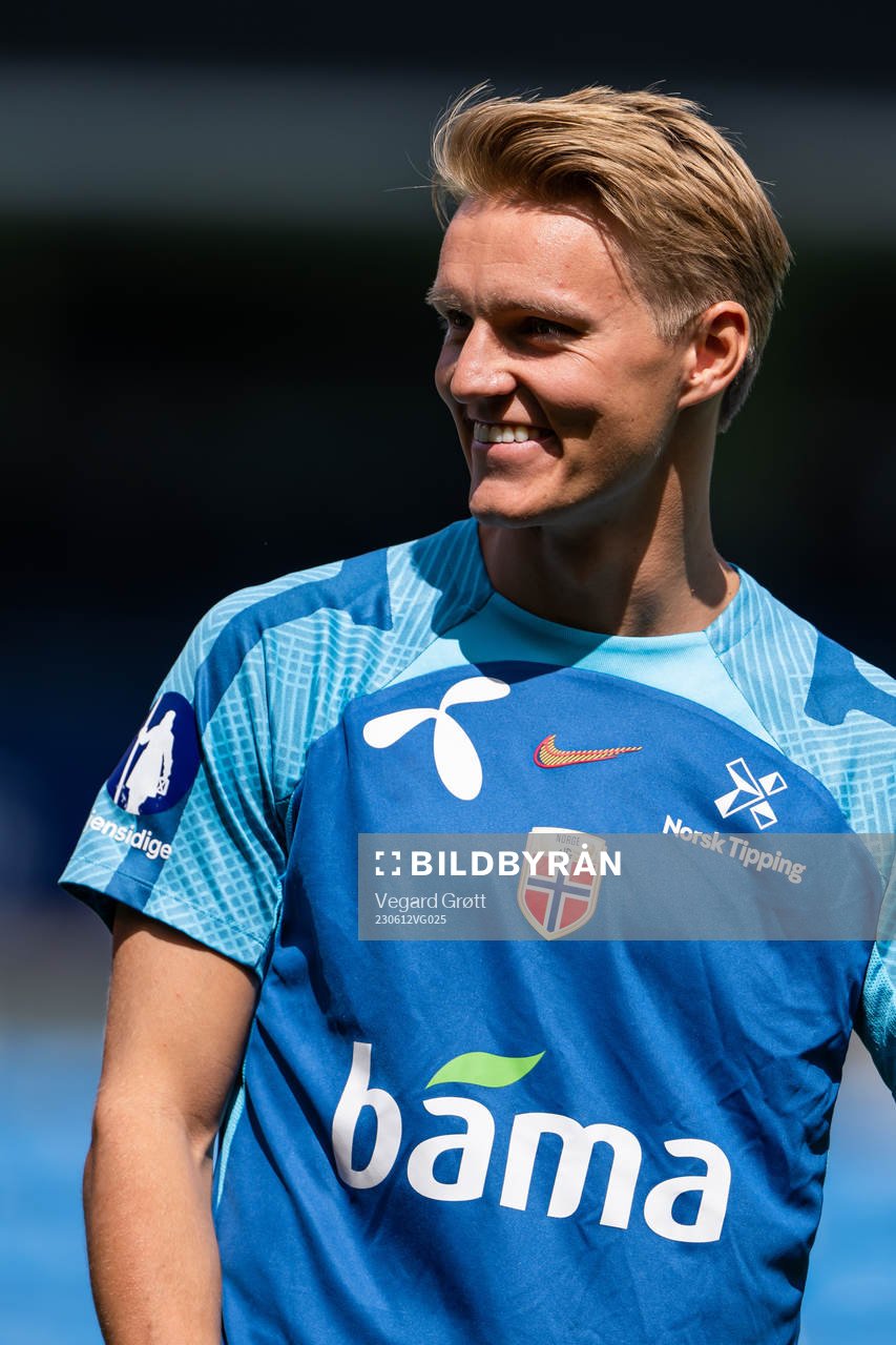 Martin Ødegaard of the Norwegian national football team