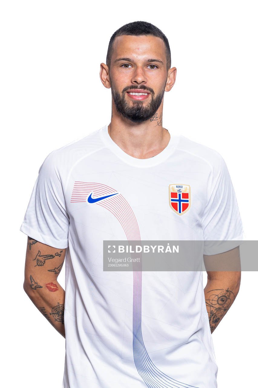 Kristoffer Velde of the Norwegian national football team