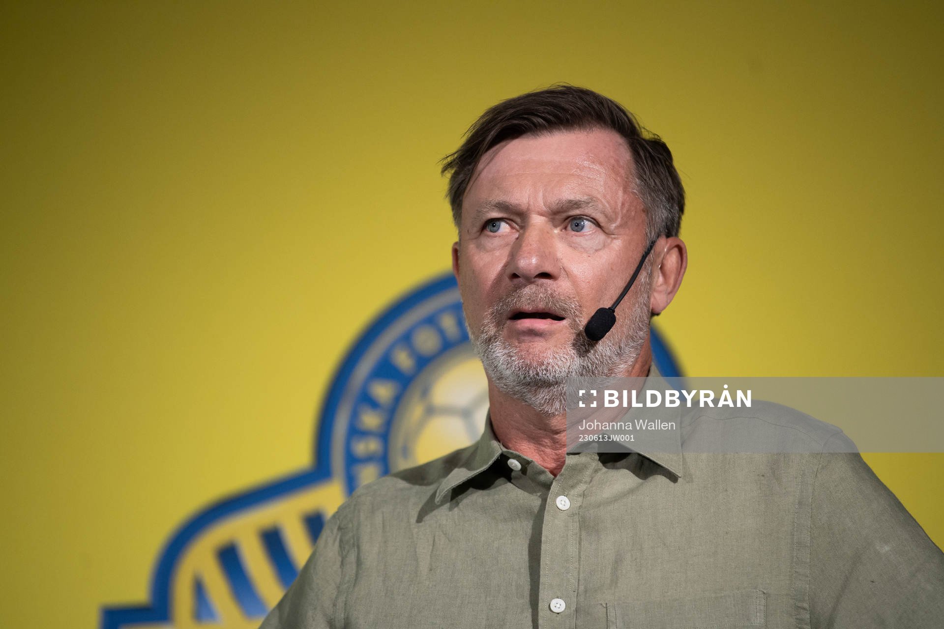 Peter Gerhardsson, head coach of the Swedish women's