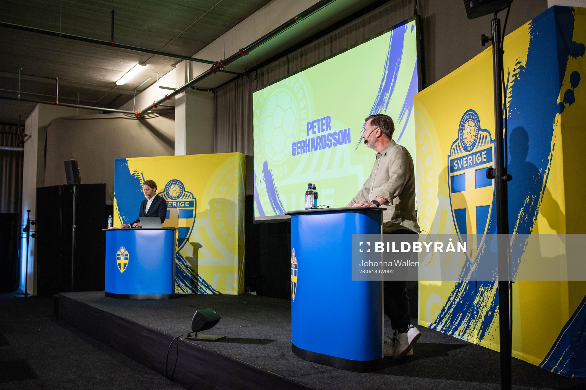 Peter Gerhardsson, head coach of the Swedish women's
