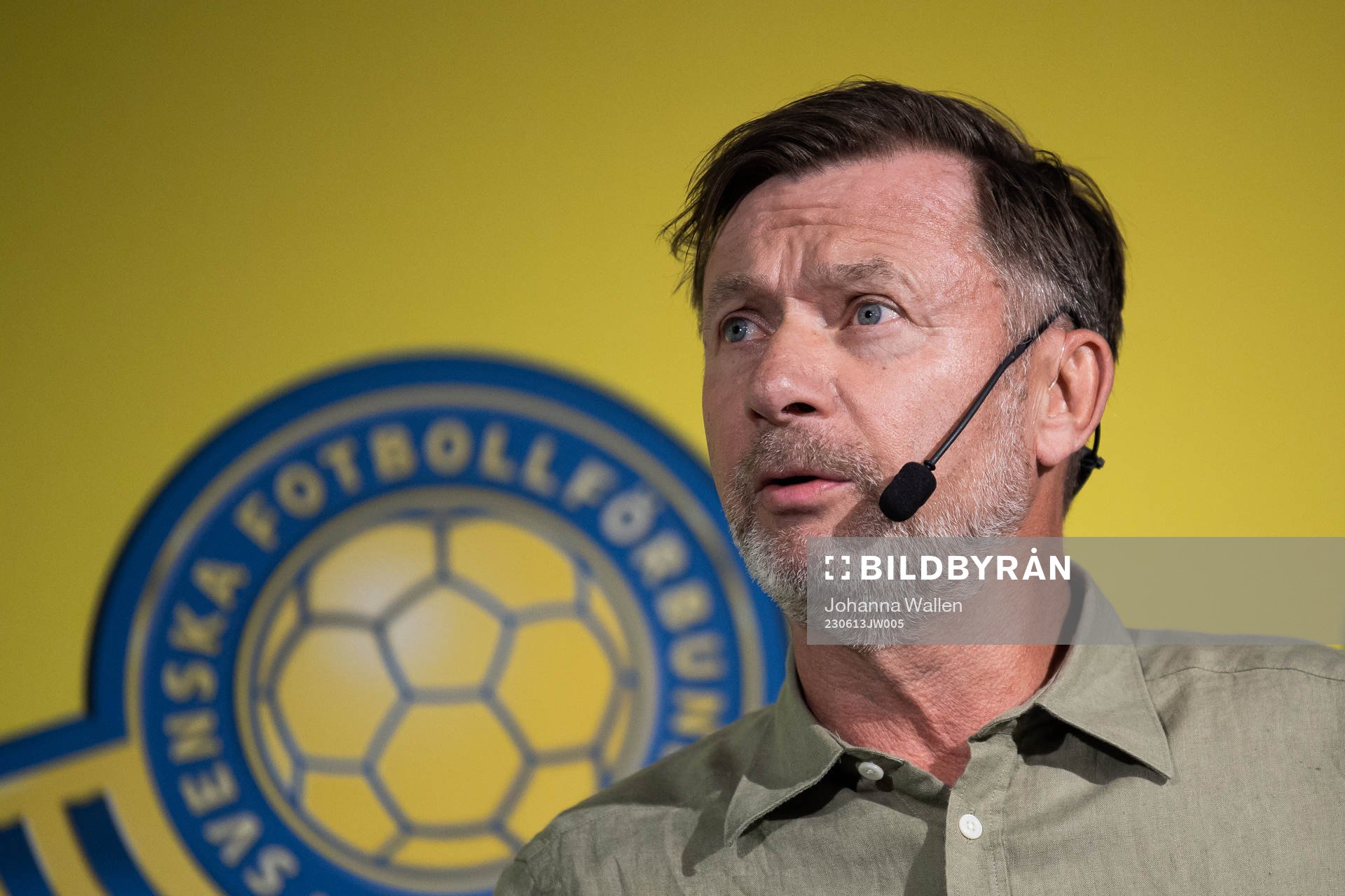 Peter Gerhardsson, head coach of the Swedish women's