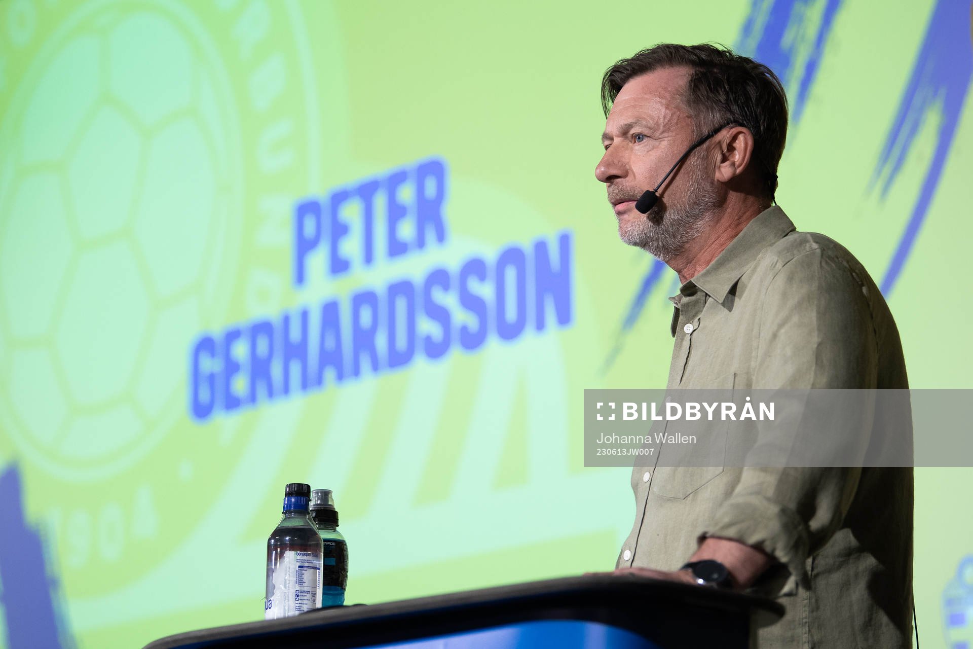 Peter Gerhardsson, head coach of the Swedish women's