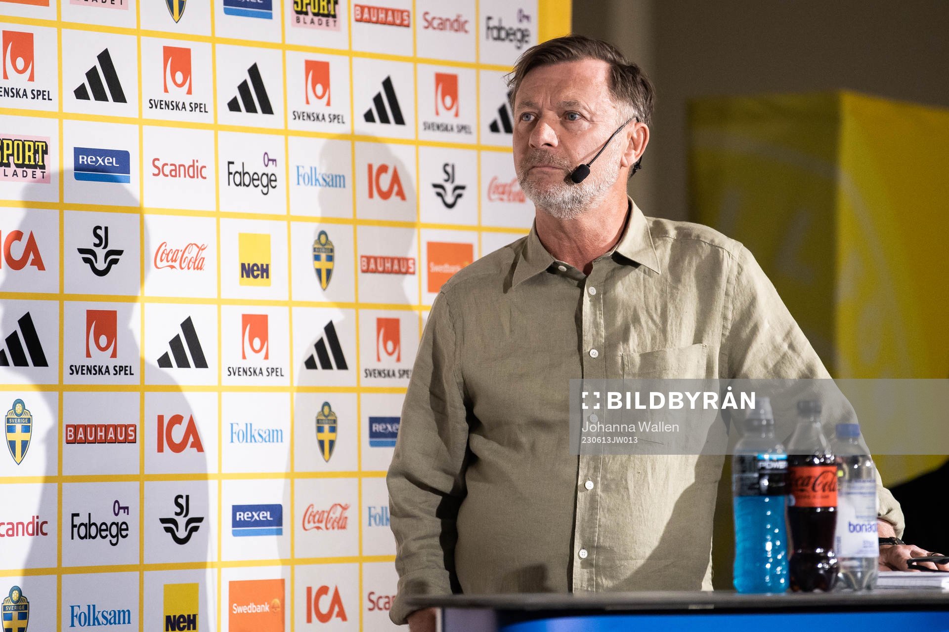 Peter Gerhardsson, head coach of the Swedish women's