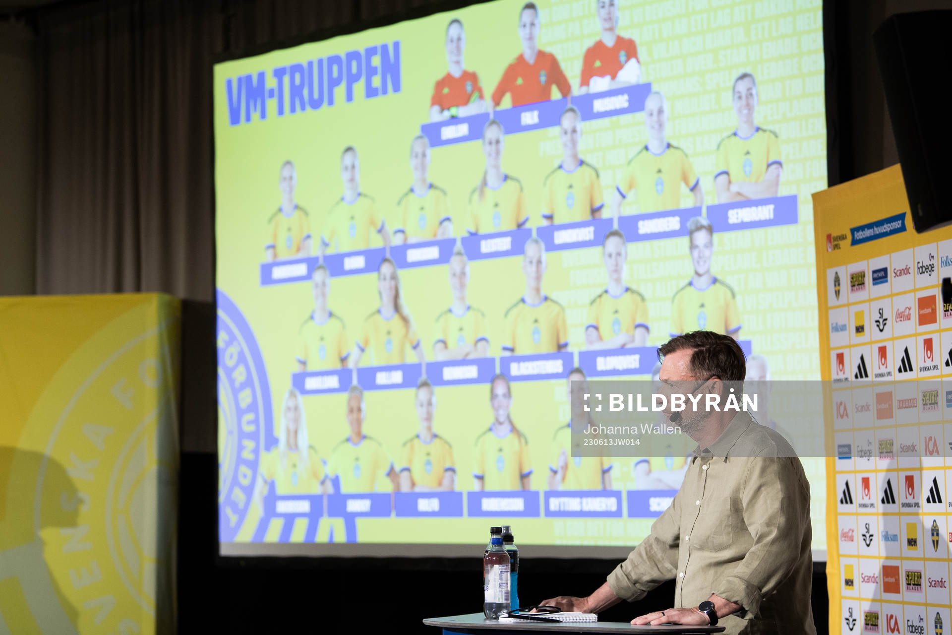 Peter Gerhardsson, head coach of the Swedish women's