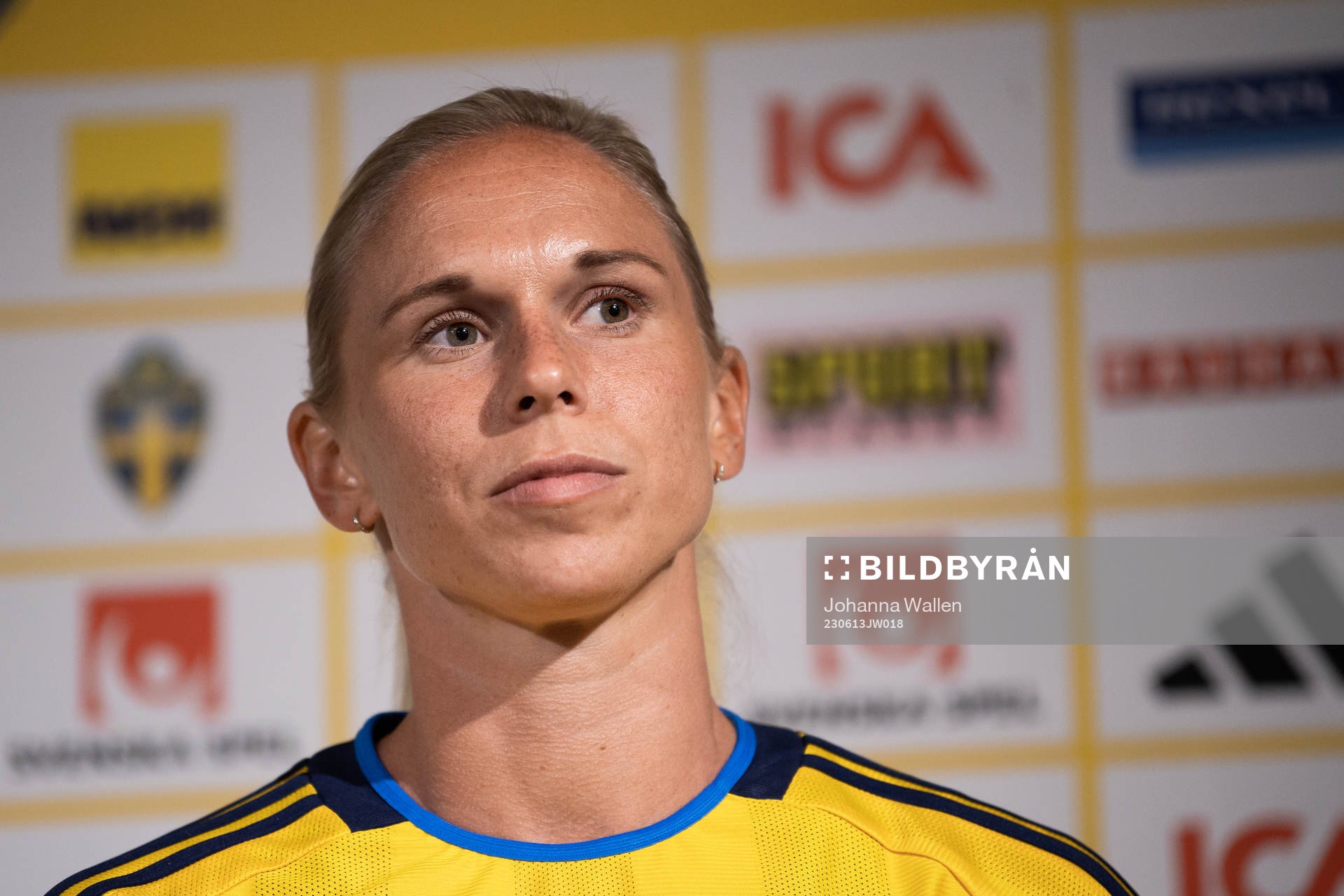 Jonna Andersson of the Swedish women's national football
